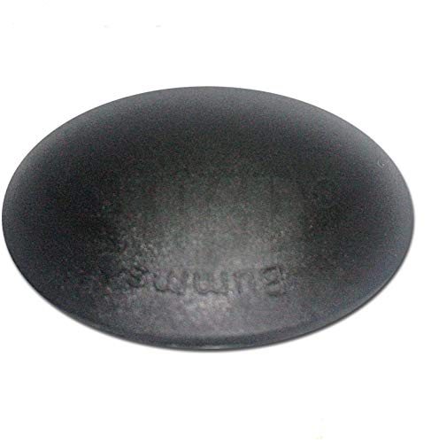 HKB ® 1 Stück BUMMS Türstopper, Türpuffer, Ø 60 mm Höhe: 15 mm, schwarz, aus Kunststoff, mit Klebefläche, Originalprodukt von Hersteller Hansi Siebert, Artikel-Nr. 50358 von HKB