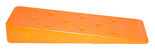 HKB ® 1 Stück Fällkeil 205x70mm, Stärke 30 / 3mm aus Polypropylen (PP), mit Widerhaken in Signalfarbe Orange, Gewicht 230 Gr, Hersteller Greentech (Veto), Artikel-Nr. 51239 von HKB