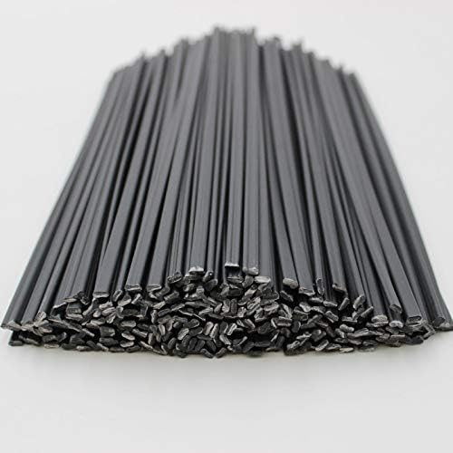 20 Stück PP Kunststoff Schweißstäbe – 500 mm Länge, 2,5 mm Breite x 5 mm Höhe (schwarz) von HKBST