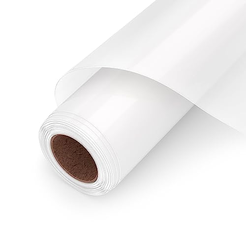 HKC Flexfolie für Sublimation, Sublimation HTV Vinyl 12" x 5ft Flexfolie, Sublimation Plotterfolie Textil für Dunkle/Hellfarbige Baumwollstoffe (Matt) von HKC