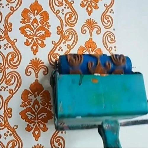 HKDJ-DIY Geprägte Malerrolle Strukturwalze Malerwalze Mit Muster,Hausmalerei Zum Dekorieren Von Wänden Und Haus von HKDJ