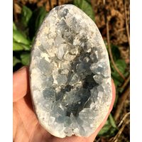 Blau Celestite/Celestite Geode/Raw Ei/Celestite Cluster/Blau Celestite Gedode Ei/Blau Kristall/Kristall Chunk/Dekor von HKFossiltown