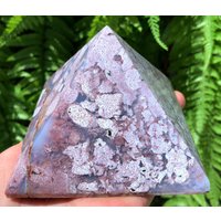 Natürlicher Großer Ozean Jaspis Kristall Pyramide/Palmstein Turm/Chakra/Reiki/Zen/Feng Shui/Meditation/Besonderes Geschenk/Heilkristall/Geschenk von HKFossiltown