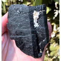 Top-Qualität Roh Große Natürliche Roh Schwarz Turmalin Stein/Rough Schwarz Quarz/Turmalin Mineral Probe/Schwarz Chunk von HKFossiltown