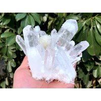 Weißer Aura Quarz Kristall Cluster/Engel Cluster/Cluster Titanium Heilkristall/Reiki/Meditation/Selbstständer von HKFossiltown