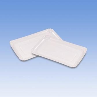 HKG 20 Pappteller Weiss 17x23cm von YAMOOCO