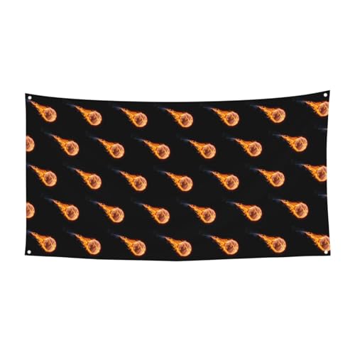 Basketball auf Feuer Druck zum Aufhängen Urlaub Banner Schild Partyzubehör mit 4 Metalllöchern verbessert festliche Stimmung überall Basketball auf Feuer Druck zum Aufhängen Urlaub Banner Schild Partyzubehör mit 4 Metalllöchern verbessert festliche Stimmung überall von HKHLHLH