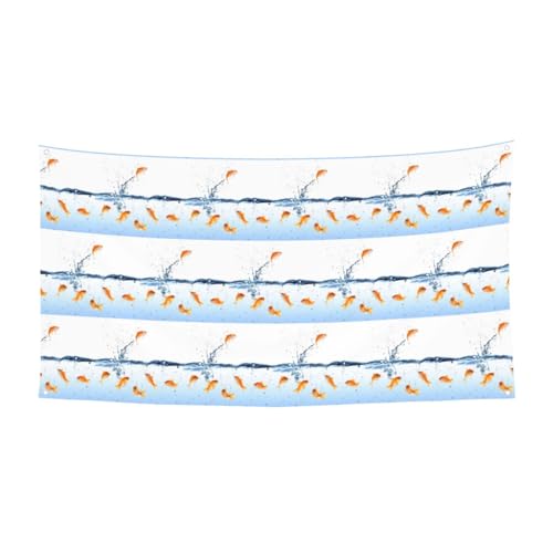 FISH IM WASSERDRUCKEN Hängendes Urlaubsbanner Schild Partyzubehör mit 4 Metalllöchern verbessert festliche Stimmung überall FISH IM WASSERDRUCKEN Hängendes Urlaubsbanner Schild Partyzubehör mit 4 Metalllöchern verbessert festliche Stimmung überall von HKHLHLH