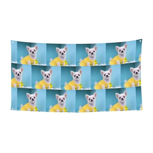 Niedliches Chihuahua-Schild zum Aufhängen, Partyzubehör mit 4 Metalllöchern, verbessert festliche Stimmung überall Niedliches Chihuahua-Schild zum Aufhängen, Partyzubehör mit 4 Metalllöchern, verbessert festliche Stimmung überall von HKHLHLH