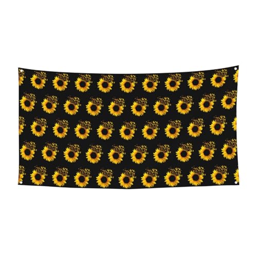 Sonnenblumen-Schmetterlinge Kunstdruck, hängende Urlaubsbanner Schild, Partyzubehör mit 4 Metalllöchern, verbessert die festliche Stimmung überall Sonnenblumen-Schmetterlinge Kunstdruck, hängende Urlaubsbanner Schild, Partyzubehör mit 4 Metalllöchern, verbessert die festliche Stimmung überall von HKHLHLH