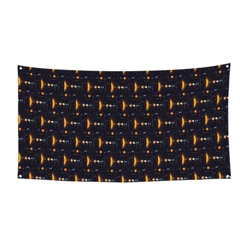 Sonnensystem Jupiter Saturn Druck hängende Feiertagsbanner Schild Partyzubehör mit 4 Metalllöchern verbessert festliche Stimmung überall Sonnensystem Jupiter Saturn Druck hängende Feiertagsbanner Schild Partyzubehör mit 4 Metalllöchern verbessert festliche Stimmung überall von HKHLHLH