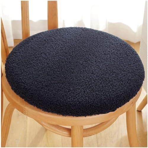 1/2/4er Set Rund Stuhl-Sitzkissen Rutschfeste Waschbare Küche Stuhlkissen 30/35/40/45/50cm Outdoor & Indoor Stuhlauflage für Küche oder Esszimmerstuhl Gartenstuhl Büro(#18,4PCS_30X30CM/11.8X11.8IN) von HKJGNH