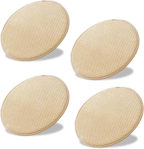 Hocker Kissen Rund 30/35/45/40 4/2er Set Anti-Rutsch - Runde Sitzkissen Barhocker-Sitzkissen Stuhlsitzkissen für Barhocker Stuhl Büro(Color 10,35x35cm 4pcs) von HKJGNH