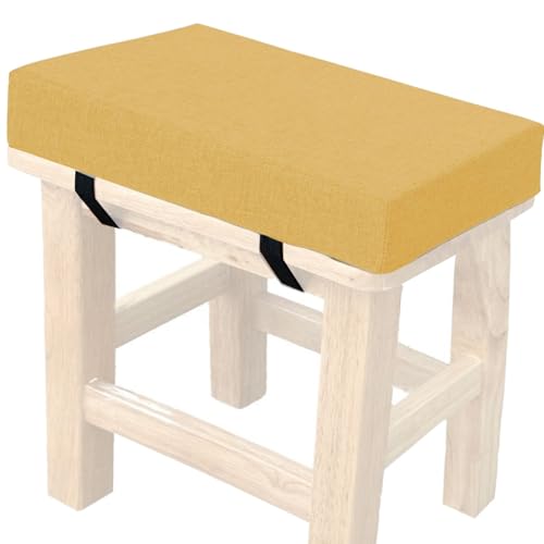 Stuhl-Sitzkissen, rutschfest, für Esszimmerstuhl, Langstuhl, Hocker, Sitzpolster, Waschbar, Stuhlpolster für Zuhause, Garten, Büro, Drinnen(@10,30x30x3cm) von HKJGNH