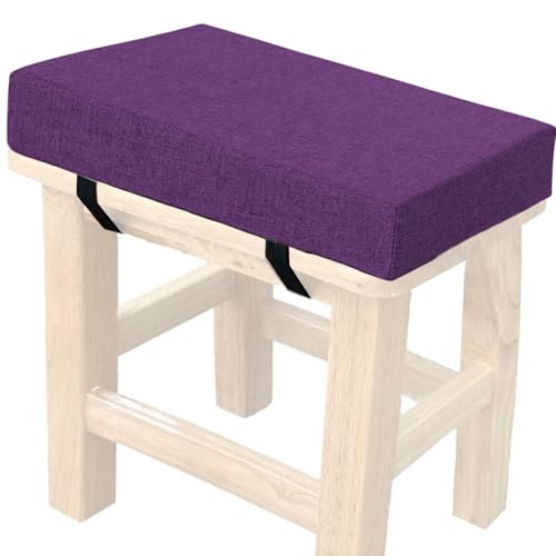 Stuhl-Sitzkissen, rutschfest, für Esszimmerstuhl, Langstuhl, Hocker, Sitzpolster, Waschbar, Stuhlpolster für Zuhause, Garten, Büro, Drinnen(@13,30x40x5cm) von HKJGNH