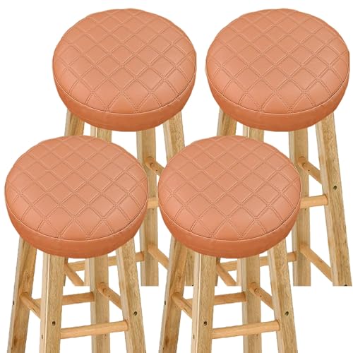 Wasserdicht Barhocker-Bezug Rund mit 5CM Schaumstoff Gepolstert Kissen, 4/2 Stück PU-Leder Hocker Hussen für Barhocker Stuhlhussen Sitzkissen Bürostuhl Hocker Abdeckung Sitzkissenbezug(#7,35*5(4PCS)) Wasserdicht Barhocker-Bezug Rund mit 5CM Schaumstoff Gepolstert Kissen, 4/2 Stück PU-Leder Hocker Hussen für Barhocker Stuhlhussen Sitzkissen Bürostuhl Hocker Abdeckung Sitzkissenbezug(#7,35*5(4PCS)) von HKJGNH