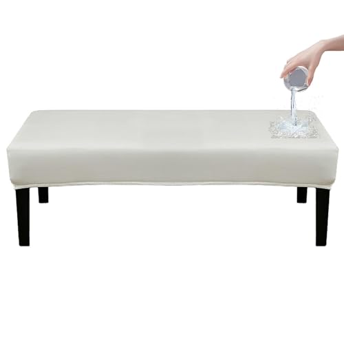 Wasserdicht Universal-Bezug für Esszimmer-Bank, Stretch PU Leder Bezug für Sitzbank Holzbank Schonbezug Bezug Für Fußhocker Bank Sitzbank Hocker Husse Flurbank Stuhlhusse Sofabank Bezüge(Beige,180cm(7 Wasserdicht Universal-Bezug für Esszimmer-Bank, Stretch PU Leder Bezug für Sitzbank Holzbank Schonbezug Bezug Für Fußhocker Bank Sitzbank Hocker Husse Flurbank Stuhlhusse Sofabank Bezüge(Beige,180cm(7 von HKJGNH