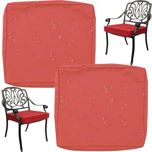 Wasserdichte Sofa Sitzkissenbezüge Outdoor mit Reißverschluss – Gartenmöbel Bezug mit Reißverschluss – Wetterfeste Sofa & Couch Überzüge für Rattanmöbel – Abnehmbarer Polsterschutz(J16,2PCS_60X60X10CM Wasserdichte Sofa Sitzkissenbezüge Outdoor mit Reißverschluss – Gartenmöbel Bezug mit Reißverschluss – Wetterfeste Sofa & Couch Überzüge für Rattanmöbel – Abnehmbarer Polsterschutz(J16,2PCS_60X60X10CM von HKJGNH