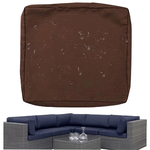 Wasserdichte Sofa Sitzkissenbezüge Outdoor mit Reißverschluss – Gartenmöbel Bezug mit Reißverschluss – Wetterfeste Sofa & Couch Überzüge für Rattanmöbel – Abnehmbarer Polsterschutz(J2,1PC_60X55X10CM) Wasserdichte Sofa Sitzkissenbezüge Outdoor mit Reißverschluss – Gartenmöbel Bezug mit Reißverschluss – Wetterfeste Sofa & Couch Überzüge für Rattanmöbel – Abnehmbarer Polsterschutz(J2,1PC_60X55X10CM) von HKJGNH