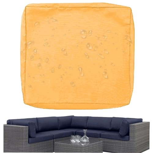 Wasserdichte Sofa Sitzkissenbezüge Outdoor mit Reißverschluss – Gartenmöbel Bezug mit Reißverschluss – Wetterfeste Sofa & Couch Überzüge für Rattanmöbel – Abnehmbarer Polsterschutz(J5,1PC_50X55X10CM) Wasserdichte Sofa Sitzkissenbezüge Outdoor mit Reißverschluss – Gartenmöbel Bezug mit Reißverschluss – Wetterfeste Sofa & Couch Überzüge für Rattanmöbel – Abnehmbarer Polsterschutz(J5,1PC_50X55X10CM) von HKJGNH