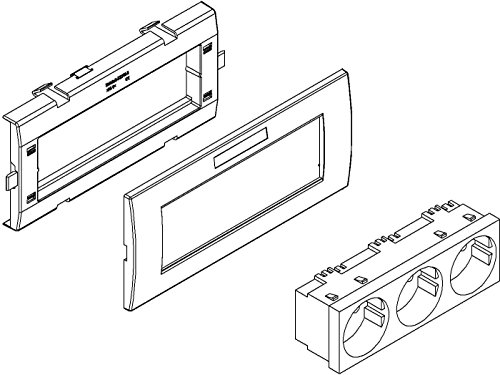 Steckdoseneinheit, NV=250V/16A KLEINHUIS KES-3.3.3 von HKL