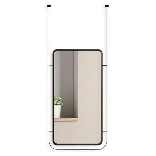HKLJHCVA-OU Rechteckiger Badezimmerspiegel, Hängespiegel mit Metallrahmen, Moderne Hängespiegel for Wohnzimmer, Schlafzimmer, Flur, Eingangsbereich von HKLJHCVA-OU