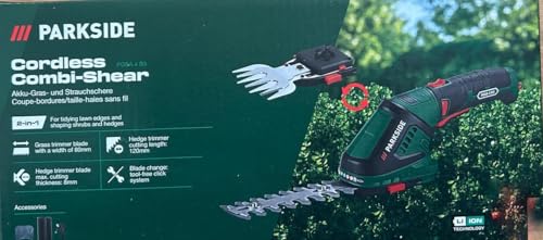 HKM Akku Technik Parkside Akku-Gras- und Strauchschere »PGSA 4«, mit drehbarem Softgriff, Batteriebetrieben, USB Ladegerät HKM Akku Technik Parkside Akku-Gras- und Strauchschere »PGSA 4«, mit drehbarem Softgriff, Batteriebetrieben, USB Ladegerät von Parkside