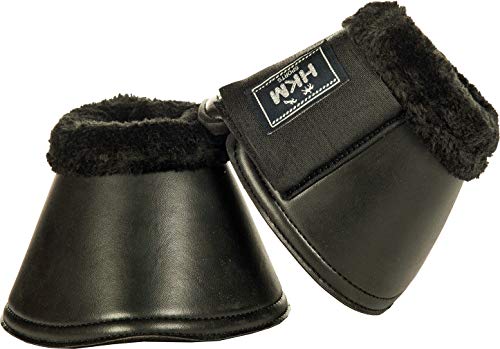 HKM 7542 Hufglocken Isa aus Lederimitat, Springglocken, Glittereffekt, schwarz S HKM 7542 Hufglocken Isa aus Lederimitat, Springglocken, Glittereffekt, schwarz S von HKM