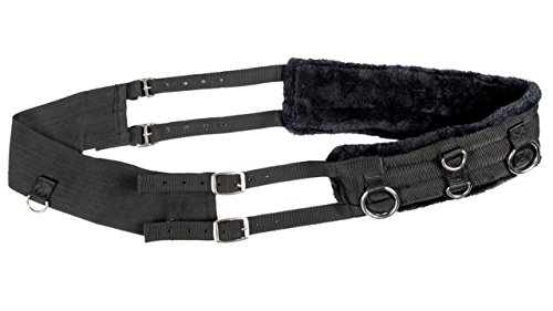 HKM Teddy Reitgurte schwarz/schwarz Shetty von HKM
