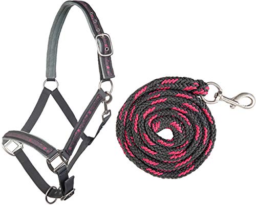 HKM 10025 Halfterset Sternchen, Halfter und Strick, Karabiner, Pony Shetty VB WB von HKM