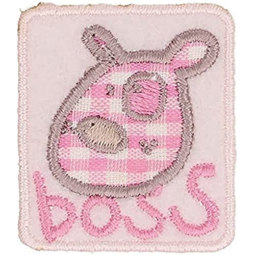 HKM 10230969 Patches, Fabric, Rosa/Braun, 37 mm von HKM