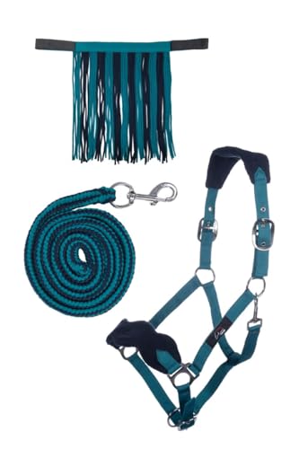HKM 10733 Halfterset, Halfter Fliegenfransen Strick 180cm Karabiner, Pony VB WB HKM 10733 Halfterset, Halfter Fliegenfransen Strick 180cm Karabiner, Pony VB WB von HKM