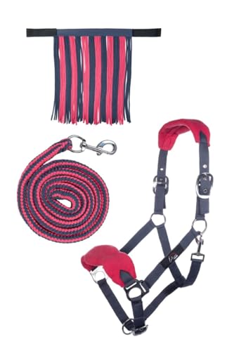 HKM 10733 Halfterset, Halfter Fliegenfransen Strick 180cm Karabiner, Pony VB WB HKM 10733 Halfterset, Halfter Fliegenfransen Strick 180cm Karabiner, Pony VB WB von HKM
