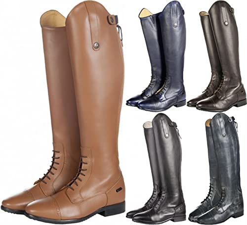 HKM 4417 Reitstiefel Valencia, Lederreitstiefel, Kurz/Standardweite, 36-46 von HKM