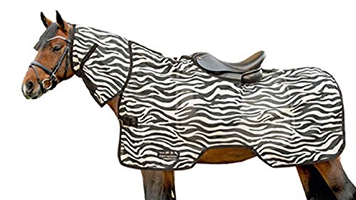 HKM 550892 Fliegenausreitdecke Zebra mit Halsteil, 135 cm von HKM