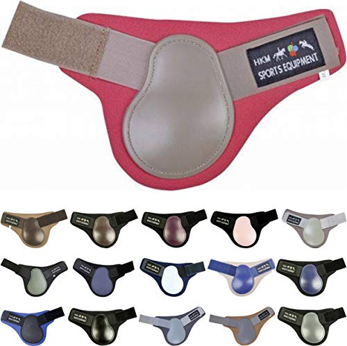 HKM 561088 HKM Streichkappen Softopren für Hinterbeine, Pony, taupe/schwarz von HKM