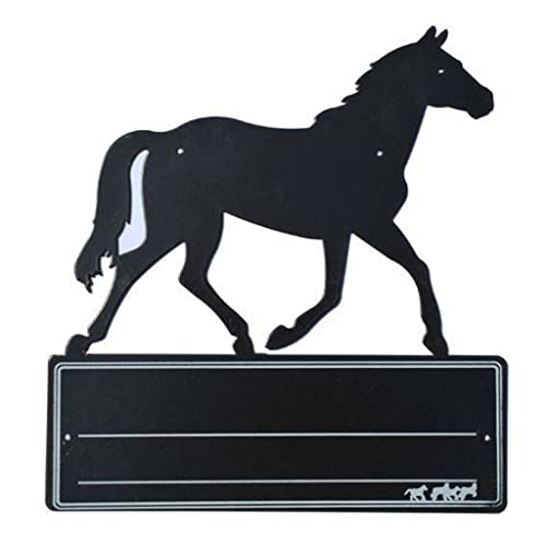 HKM 64979100 Stalltafel - Pferd, M, schwarz von HKM