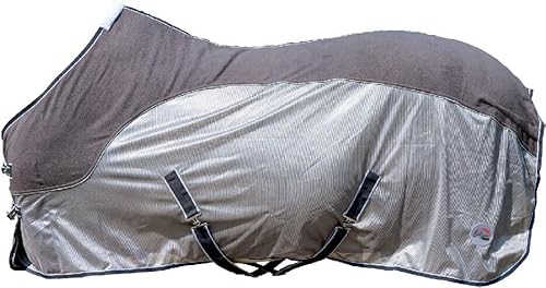 HKM Comfort Fliegendecke mit Fleece, Grau/Natur/Blau, 145 HKM Comfort Fliegendecke mit Fleece, Grau/Natur/Blau, 145 von HKM