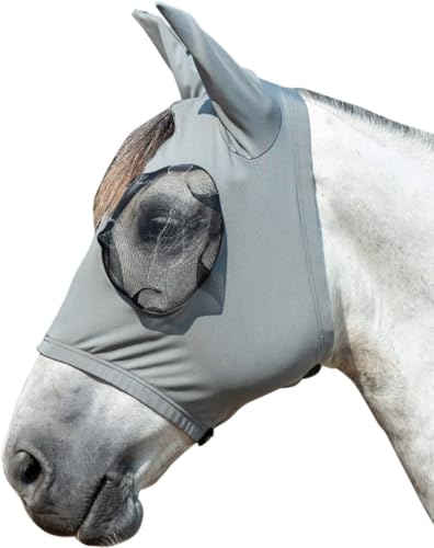 HKM Elastic Fliegenschutzmaske, Schlammgrau, L von HKM