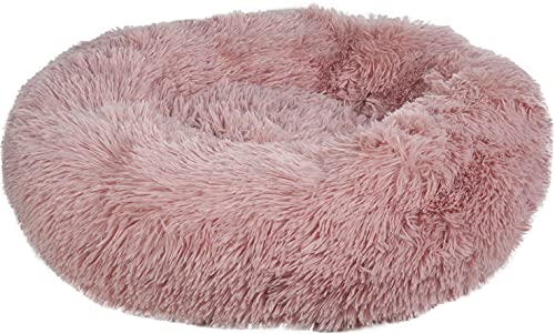 HKM Fluffy Hundebett Hellrosa 80cm x 25cm von HKM