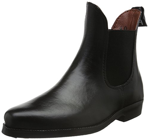 HKM Herren 5300 Soft/Weit, Elastikeinsatz Gummistiefelette, 28-46 Jodhpurgummistiefel, 9100 Schwarz, 38 EU von HKM