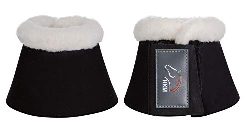 HKM Comfort Hufglocken mit Polsterung, Schwarz, Vollblut von HKM