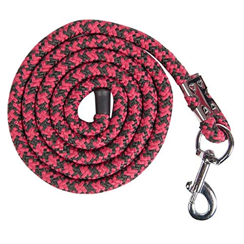 HKM SPORTS EQUIPMENT Little Sister Strick -Piccola- mit Karabinerhaken, pink/Rauchblau/Graphit, 180 cm, HKM 4057052344558 HKM SPORTS EQUIPMENT Little Sister Strick -Piccola- mit Karabinerhaken, pink/Rauchblau/Graphit, 180 cm, HKM 4057052344558 von HKM