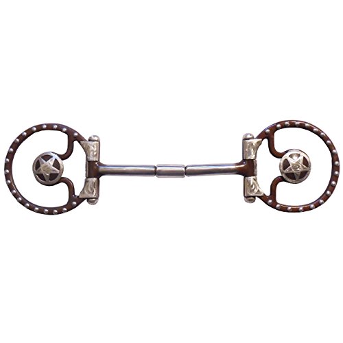 HKM Western D-Ring Snaffle-4356 D-Ring Snaffle Silber 135 mm von HKM