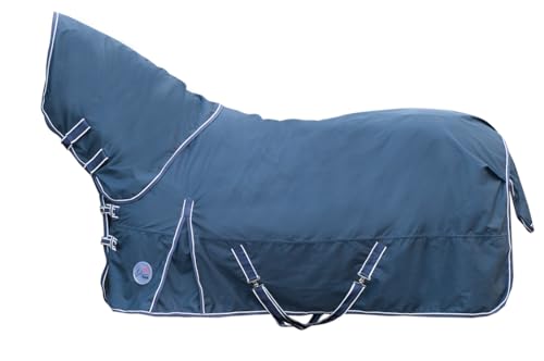 HKM Winterdecke Halsteil (abnehmbar) 300g Füllung 600D Starter dunkelblau 115cm von HKM