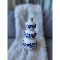 Fliesenkunst Vase, Handgemachte Geschenk, Kunsthandwerkliche Keramik Handgemachtes Dekor von HKOARTStudio