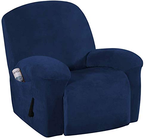 HKPLDE Liegebezüge, Velvet Recliner Stuhlbezug Sofa Möbelbezug Plüsch Form Fit Stylish Protector Feature-D von HKPLDE