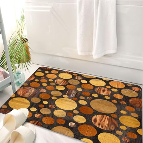 HKPOEQ Badematte Weiche Badteppich rutschfest Badzimmermatte Teppich Badezimmerteppich Duschmatte & Schlafzimmer,Abstraktes kreisförmiges Holzmuster, dynamisches Design verschiedener Holzstr,50x80 cm HKPOEQ Badematte Weiche Badteppich rutschfest Badzimmermatte Teppich Badezimmerteppich Duschmatte & Schlafzimmer,Abstraktes kreisförmiges Holzmuster, dynamisches Design verschiedener Holzstr,50x80 cm von HKPOEQ