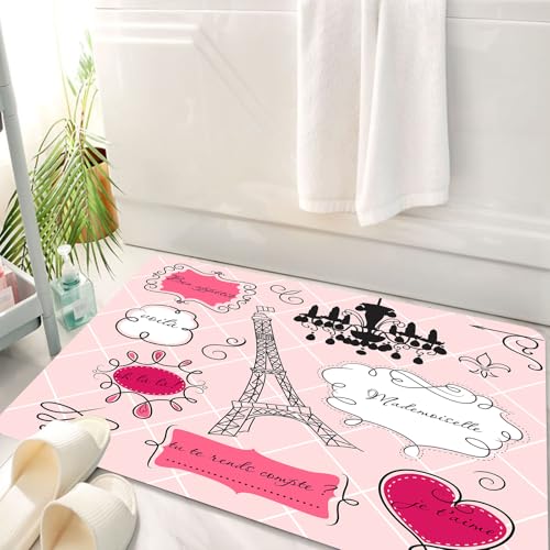 HKPOEQ Badematte Weiche Badteppich rutschfest Badzimmermatte Teppich Badezimmerteppich Duschmatte & Schlafzimmer,Teen Decor, französischer Rokoko-Krallenrahmen, Barock-Laterne Mademoiselle,50x80 cm HKPOEQ Badematte Weiche Badteppich rutschfest Badzimmermatte Teppich Badezimmerteppich Duschmatte & Schlafzimmer,Teen Decor, französischer Rokoko-Krallenrahmen, Barock-Laterne Mademoiselle,50x80 cm von HKPOEQ