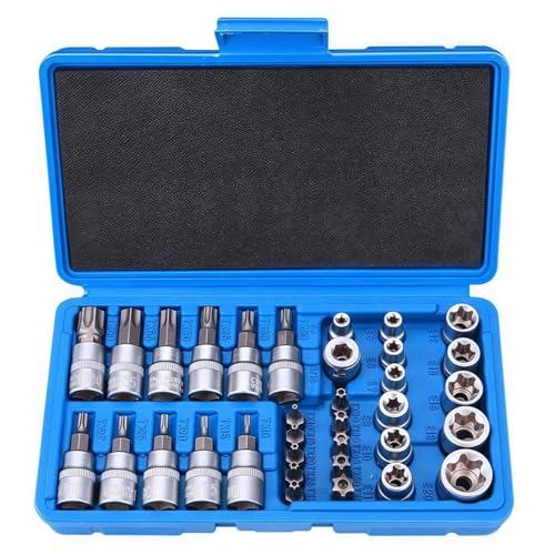 34-teiliger Torx-Steckschlüsselsatz, Ratschenschlüssel Set, Vielzahn Nuss Set, Inbus Nuss Satz, Stecknuss Set, Vielseitig Einsetzbar für Auto- und Fahrradreparaturen Sowie Hausarbeiten 34-teiliger Torx-Steckschlüsselsatz, Ratschenschlüssel Set, Vielzahn Nuss Set, Inbus Nuss Satz, Stecknuss Set, Vielseitig Einsetzbar für Auto- und Fahrradreparaturen Sowie Hausarbeiten von HKQBXO